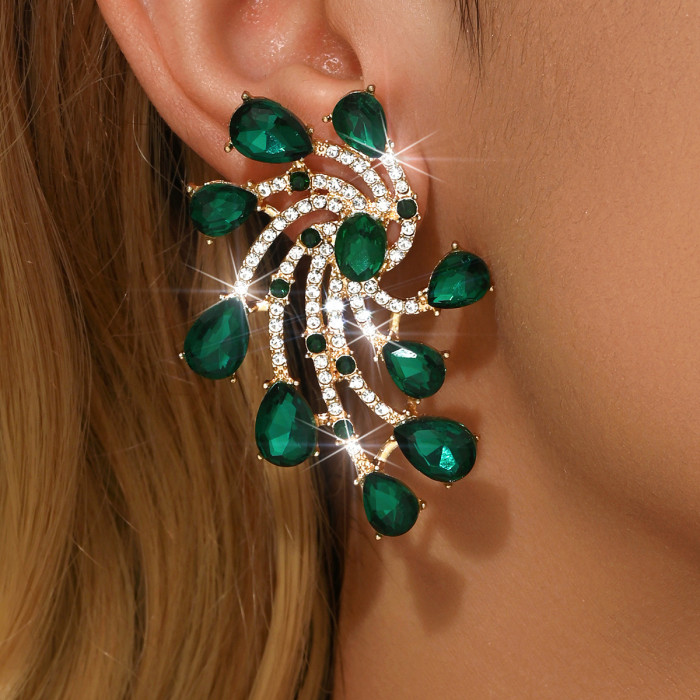 ✨ Luxurious Sparkling Branch Drop Earrings | Wedding Party Evening Statement Jewelry
