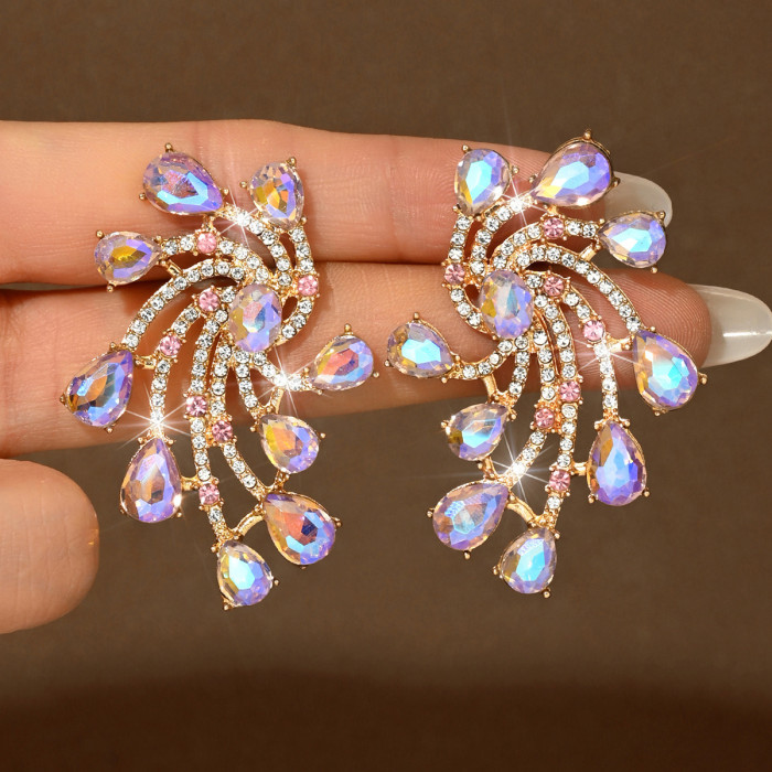 ✨ Luxurious Sparkling Branch Drop Earrings | Wedding Party Evening Statement Jewelry