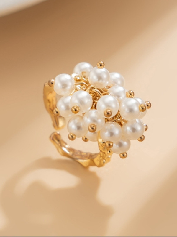 Geometric Flower Shape Rings Accessories