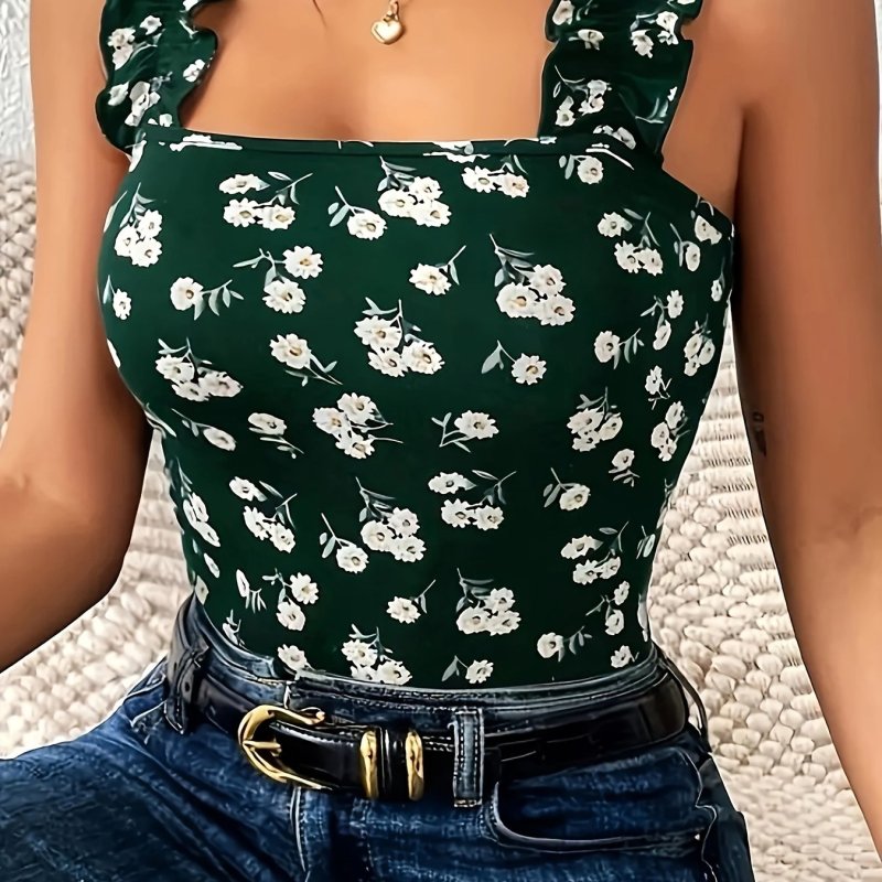 Floral Print Camisole Top