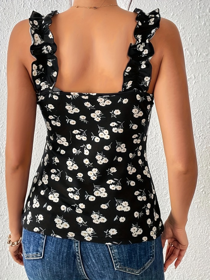 Floral Print Camisole Top