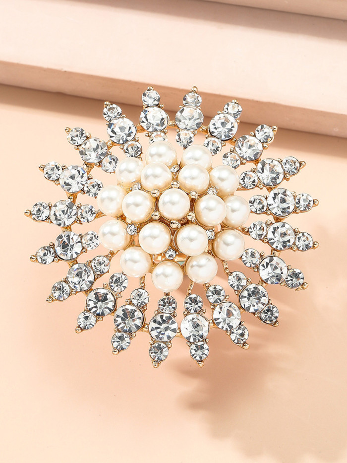 Shiny Rhine Stones Geometric Rings Accessories