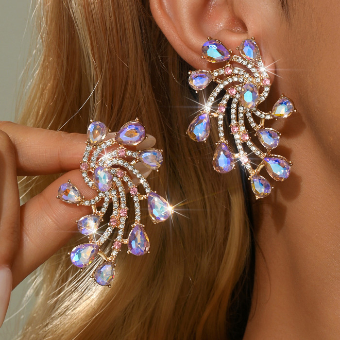 ✨ Luxurious Sparkling Branch Drop Earrings | Wedding Party Evening Statement Jewelry