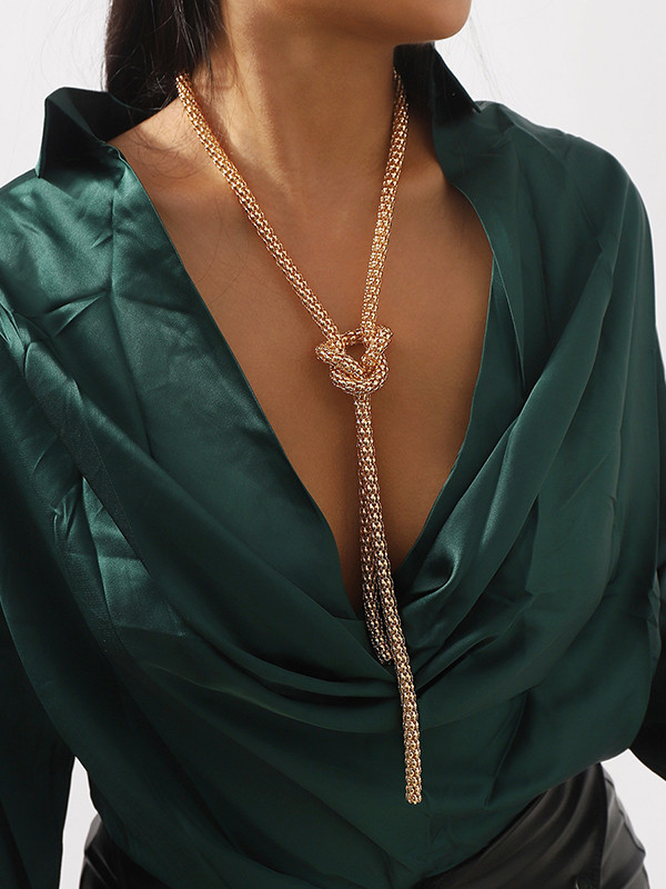 Tasseled Knot Chains Necklaces Accessories