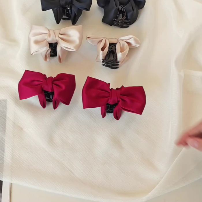 🎀 Elegant Bow Hair Claw Clip – Sophisticated Stylish Hair Accessory for Women
