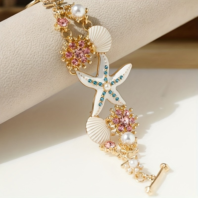 🐚 Starfish Shell Beach Bracelet