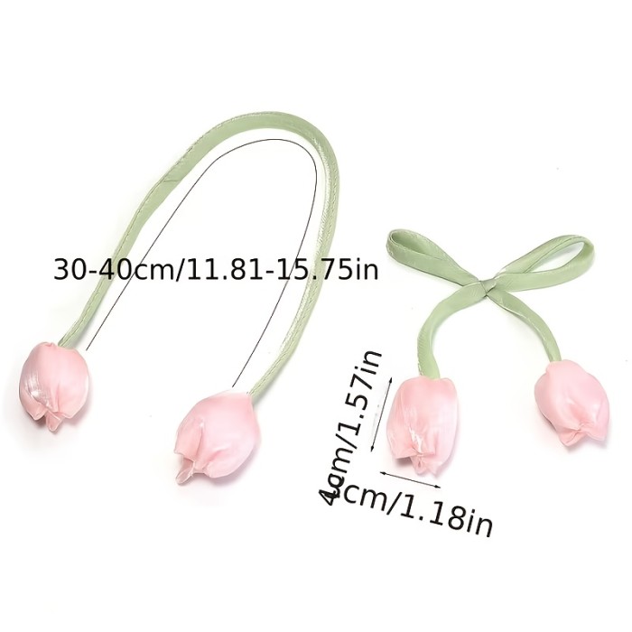 🌷 Minimalist Tulip Bow DIY Hair Accessories