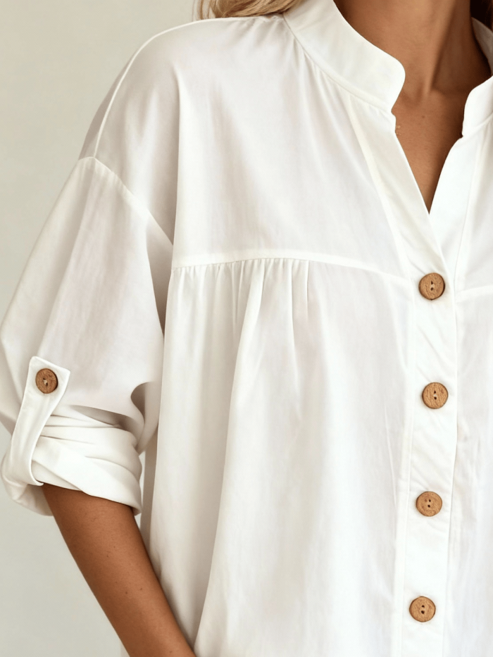 Women's Loose-Fitting Long-Sleeved T-Shirt