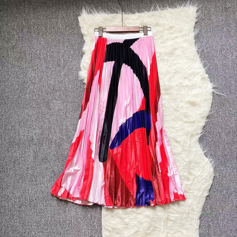 ✨ 2026 Draped High Waist Satin Midi Skirt Summer Beach Holiday Outfit 🌊