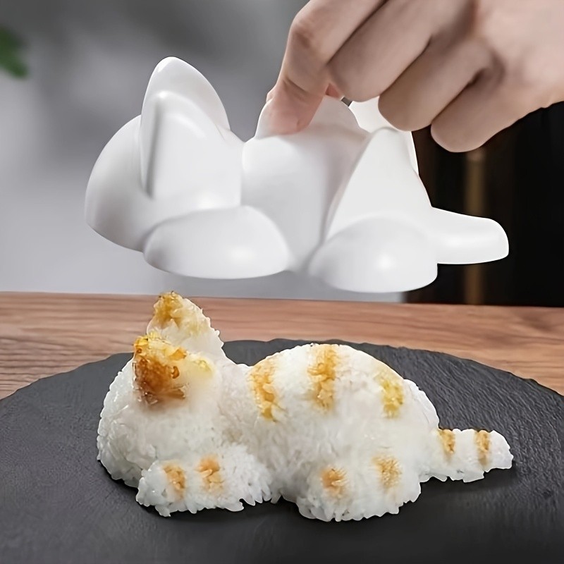 A Cat-Shaped Sushi Mold
