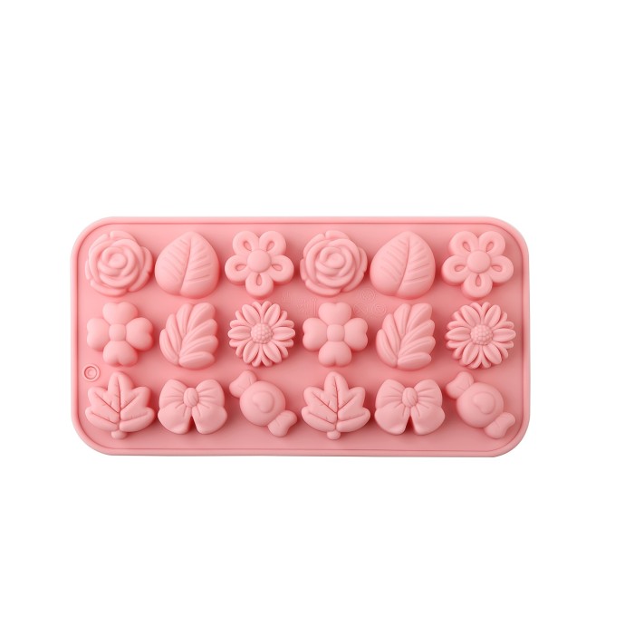 ✨ 1/2pcs Floral Silicone Mold Cake Chocolate Cookie Candy Party Baking Tools 🌸