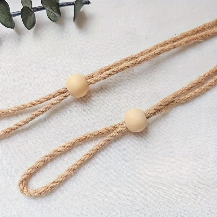 ✨ 4Pcs Bohemian Vintage Pumpkin Curtain Tiebacks Home Office Halloween Thanksgiving Decor 🎃