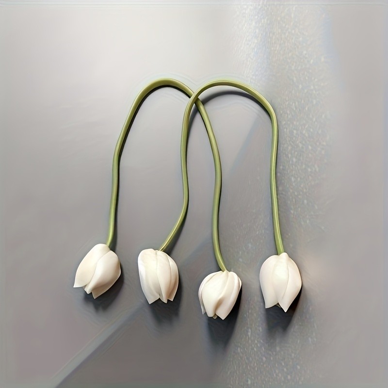 ✨ 2/6pcs Tulip Curtain Tiebacks Wedding Housewarming New Home Decor Gift 🌷