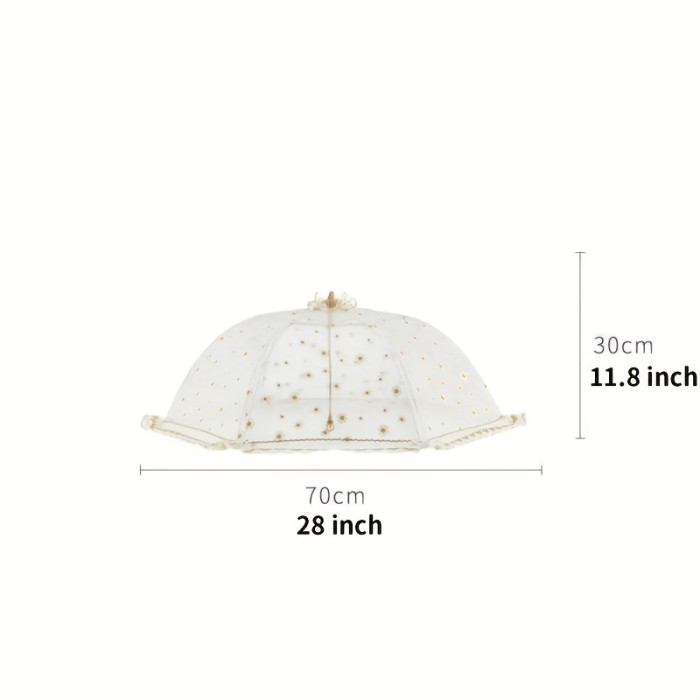 ✨ Foldable Mesh Food Cover Insect Proof Washable Picnic BBQ Dining Tent 🪰