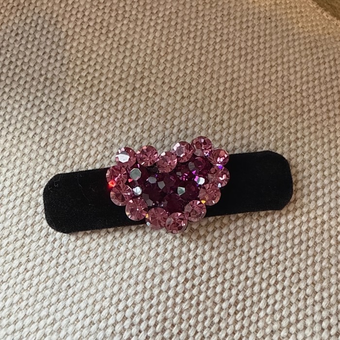 ✨ Luxury Rhinestone Heart Side Clip Sparkly Broken Hair Pin 💎
