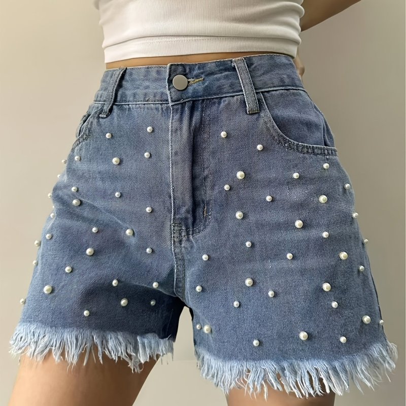 Sweet Spicy Pearl Fringe Sweet Spicy Pearl Fringe Shorts | Summer Versatile for Dates
