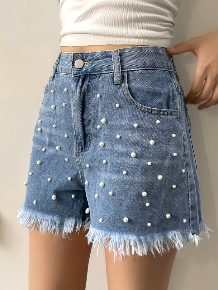 Sweet Spicy Pearl Fringe Sweet Spicy Pearl Fringe Shorts | Summer Versatile for Dates
