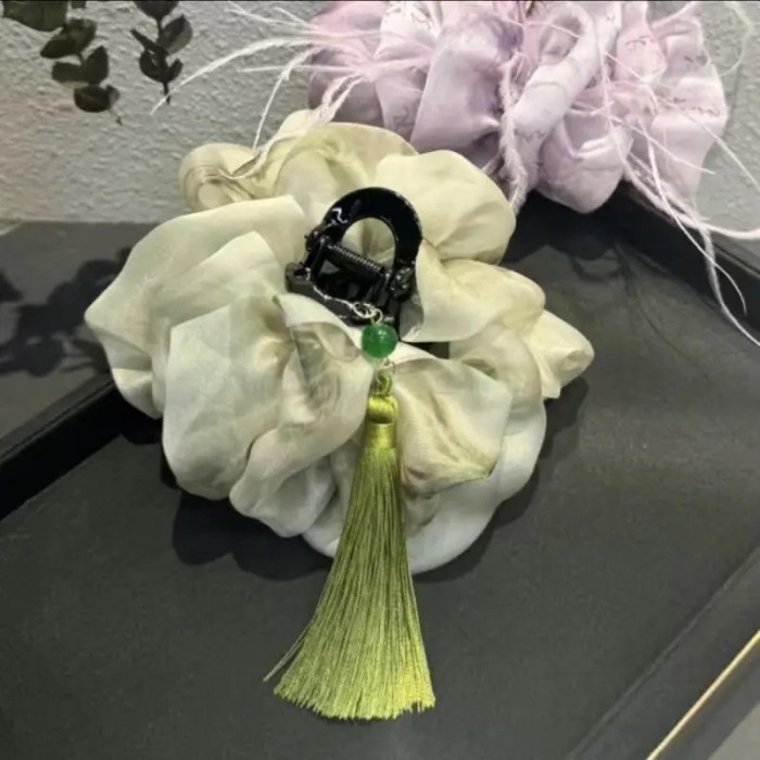 ✨2Pcs Ink Wash Tassel Cloud Shark Clips