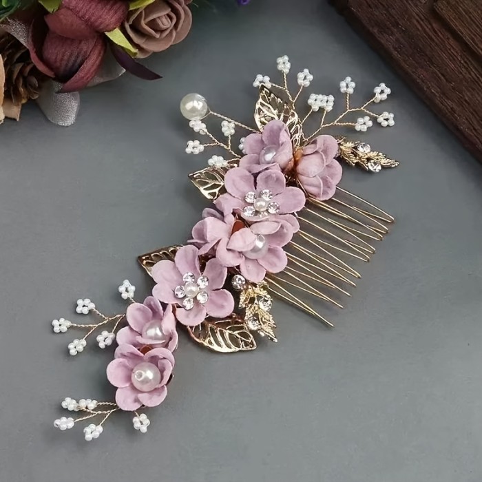 ✨Floral Bridal Hairpins 🤍Stunning wedding hair accessory to elevate bridal elegant look