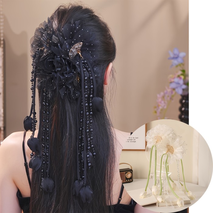 ✨Mesh Butterfly Tassel Hair Clip 🦋