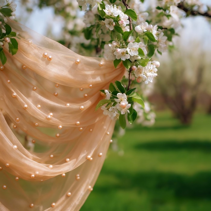 ✨Bohemian Sheer Tulle Decor Tablecloth 🤍