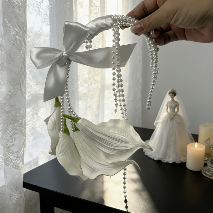 ✨White Calla Lily Handheld Bouquet 💐