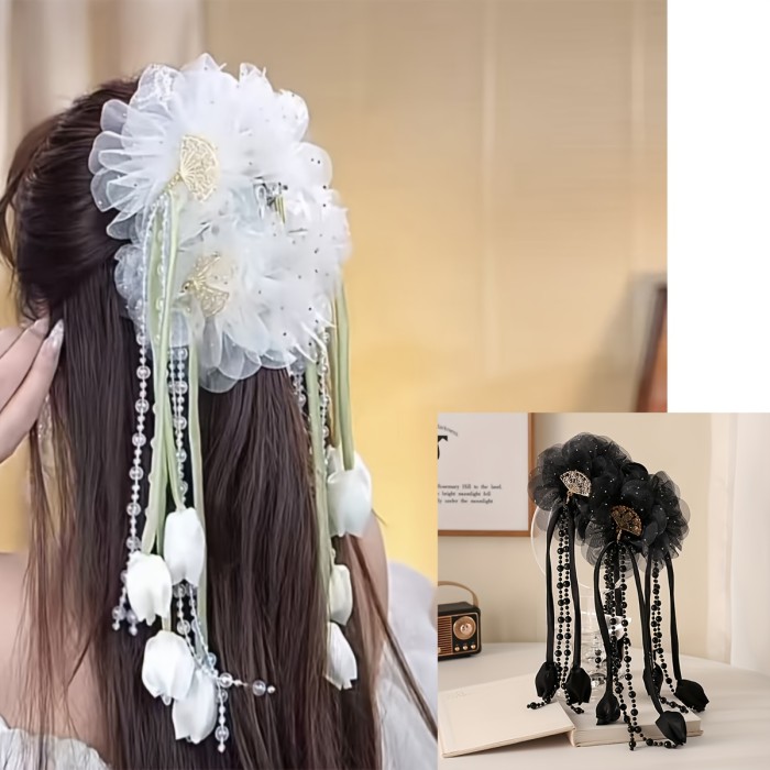 ✨Mesh Butterfly Tassel Hair Clip 🦋