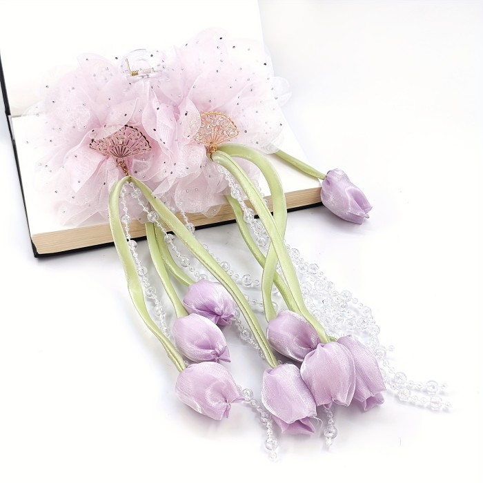 ✨Mesh Butterfly Tassel Hair Clip 🦋