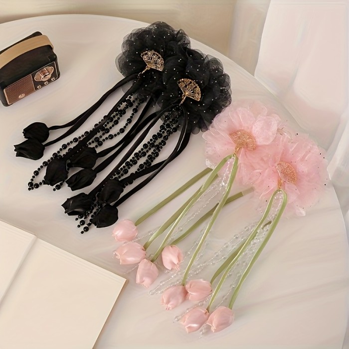 ✨Mesh Butterfly Tassel Hair Clip 🦋