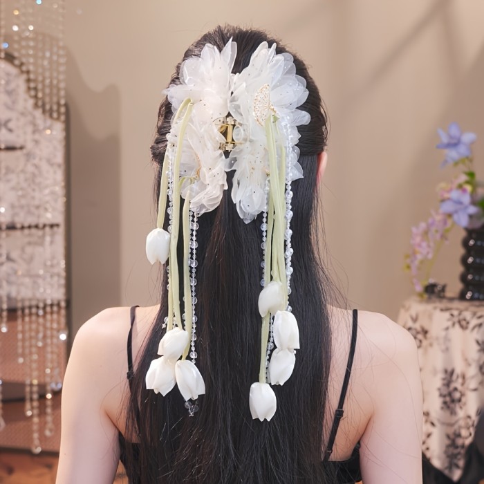 ✨Mesh Butterfly Tassel Hair Clip 🦋
