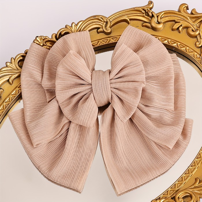 ✨Vintage Striped Bow Hair Clip 🎀