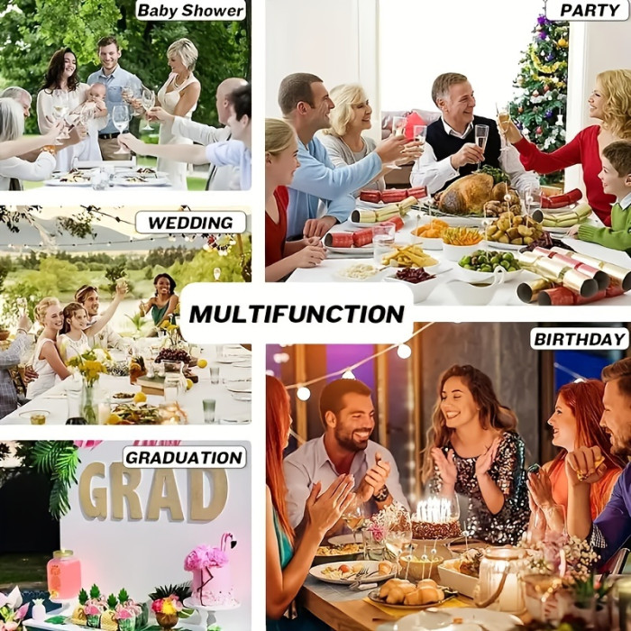 101pcs Disposable Fruit Salad Decorative Bamboo Skewers, Synthetic Pearl Decorated Bamboo Skewers for Fruit, Cake, and Dessert Plating, Long Bamboo Skewers for Birthday Party Decorations, Fruit Forks for Cocktail Parties, Outdoor BBQ Parties