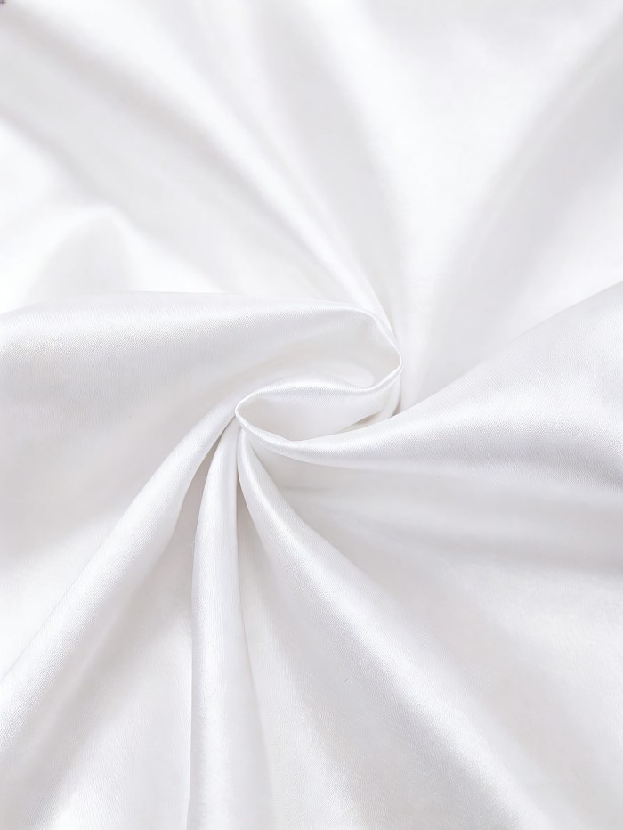✨Solid Color Satin Bow Short Sleeve Shirt