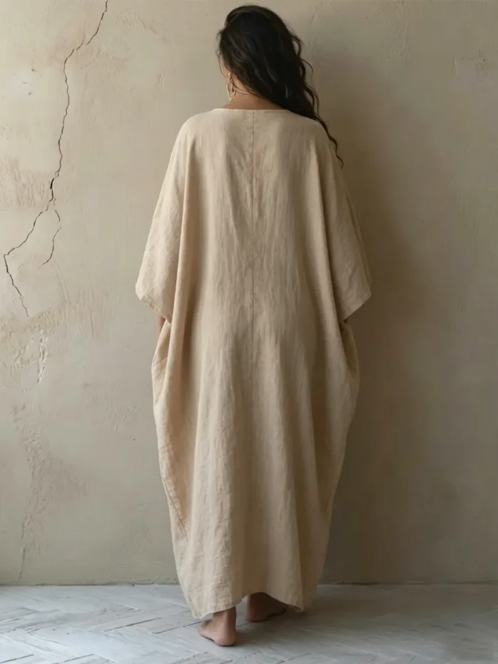 Bohemian Loose Fit Dress | Relaxed Flowy Casual Maxi Dress For Women