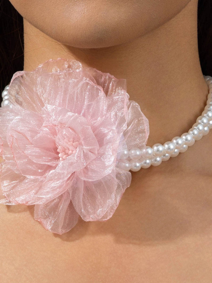 Flower Shape Necklaces Accessories