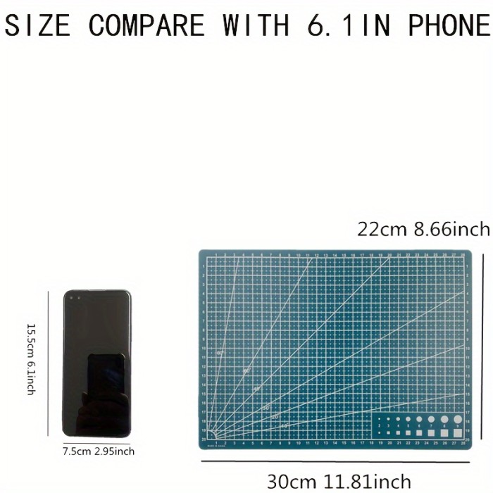 A4 Mat Plate Cutting Plate Hand Account Mat Plate Desktop Mat 11.81*8.66inch Thickness 0.9mm