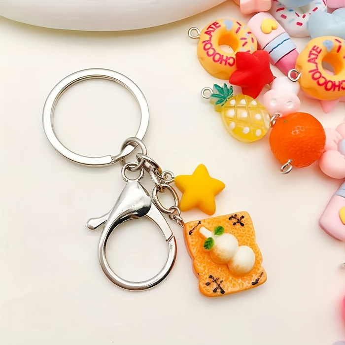20pcs Whimsical Resin Animal plant Series Charms - Colorful Jewelry Making Supplies for Necklace, Bracelet, Earrings, and Pendant Creations - Handmade, Random Style, and Perfect for Crafting Enthusiasts