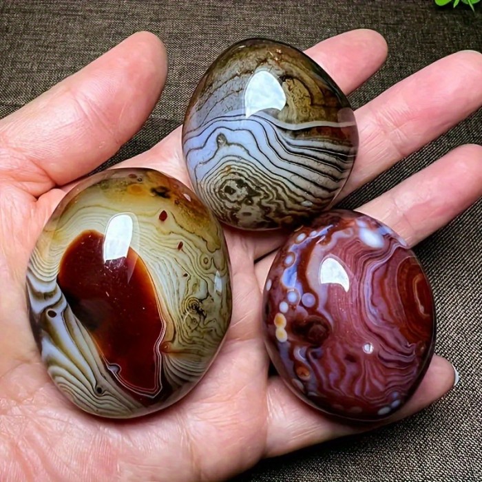 1pc Natural Twisted Agate Handle Piece Ornament for Family And Friends As Best Gift Polished Agate Quartz Random