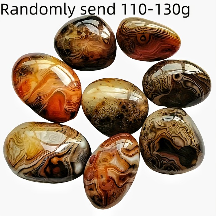1pc Natural Twisted Agate Handle Piece Ornament for Family And Friends As Best Gift Polished Agate Quartz Random