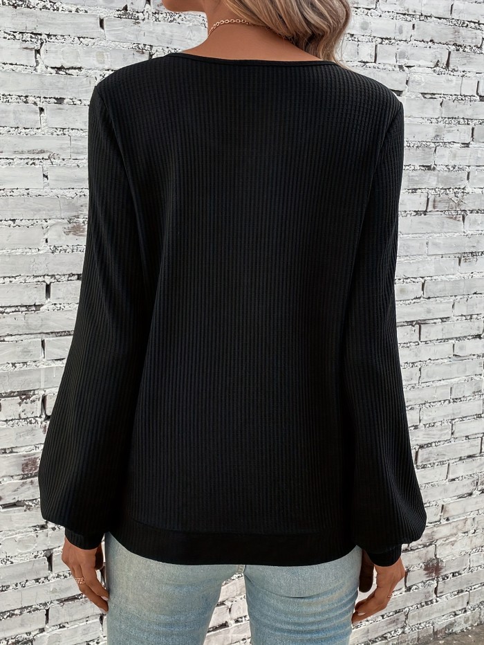 Half-Zipper Women'S Top