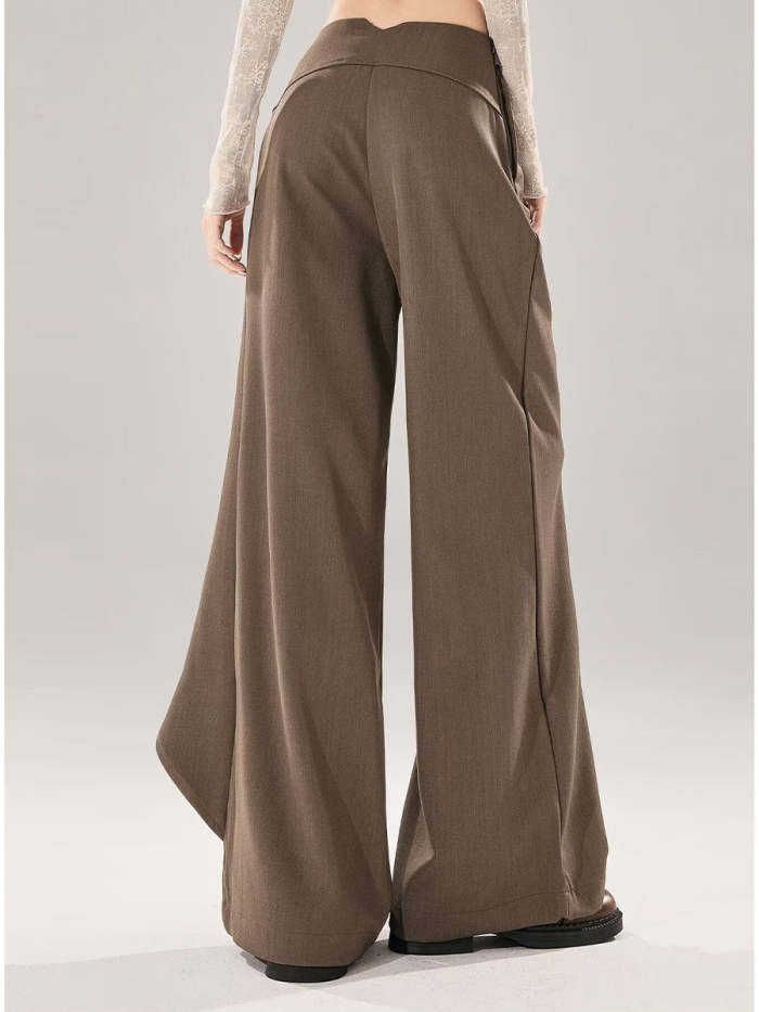 Stylish Casual Straight-leg Trousers