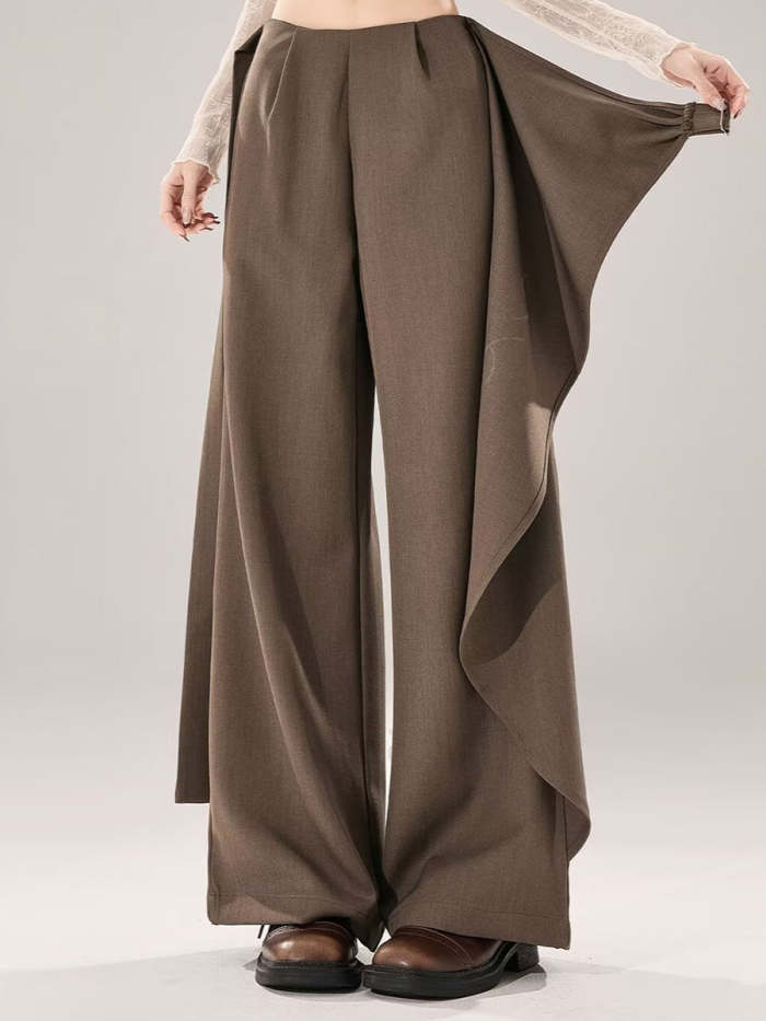 Stylish Casual Straight-leg Trousers