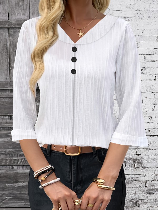Temperament Loose Woman Shirt Fashion Casual Blouse Elegant long Sleeve Woman Shirt Holiday Weekend Top