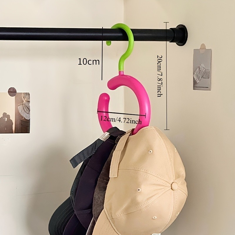 Multifunctional Strong Adhesive Hooks, No-Drill Clothes And Hat Hooks, Dorm Underwear Straps Bag Scarf Hat Seamless Storage Hooks