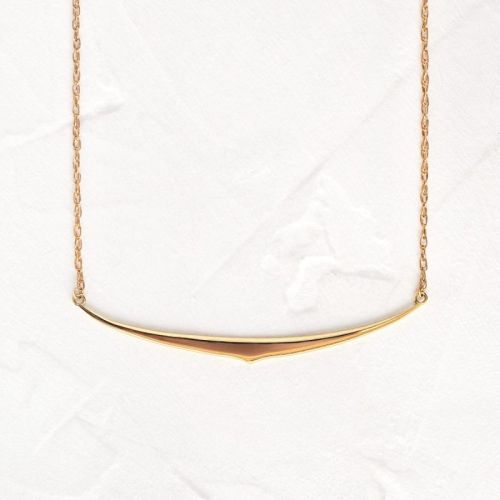 Sterling Silver Arc Collar Necklace