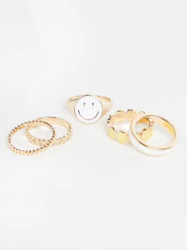 Because I'm Happy Ring Set