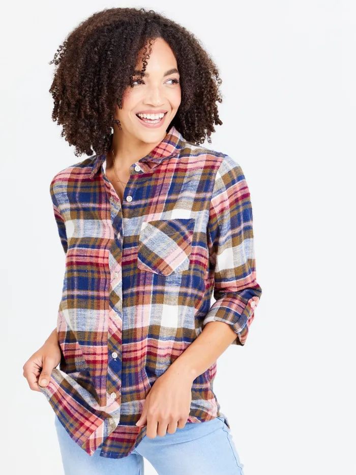 Wendalyn Flannel Top