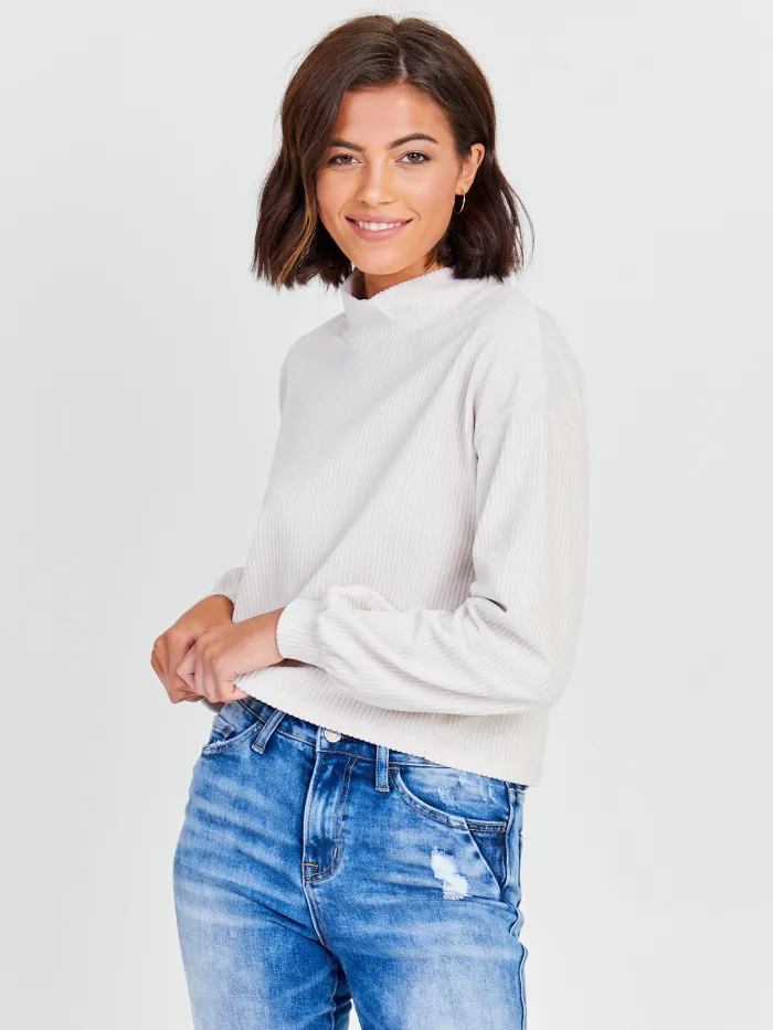 Rachel Mock Neck Pullover