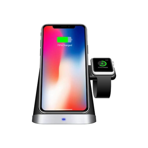 Qi Fast Wireless Charger Dock Pad Stand Holder for mobiles