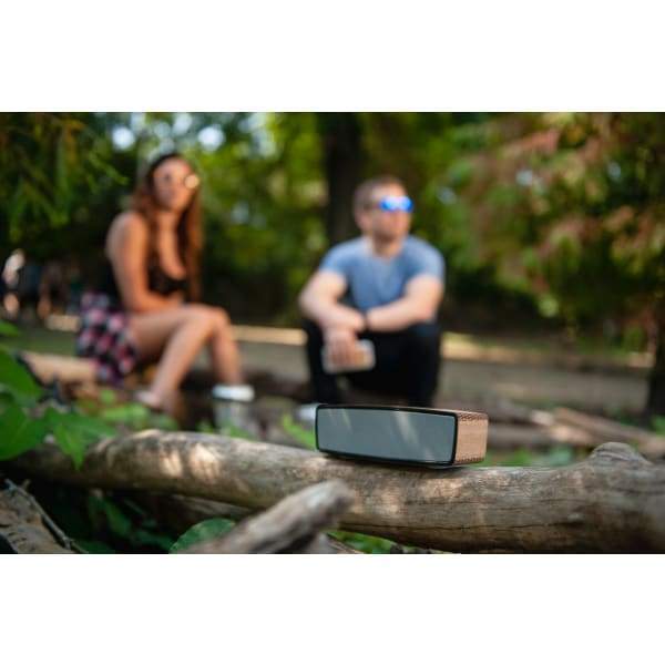 Handcrafted Portable Wooden Bluetooth Speaker with Built In Microphone